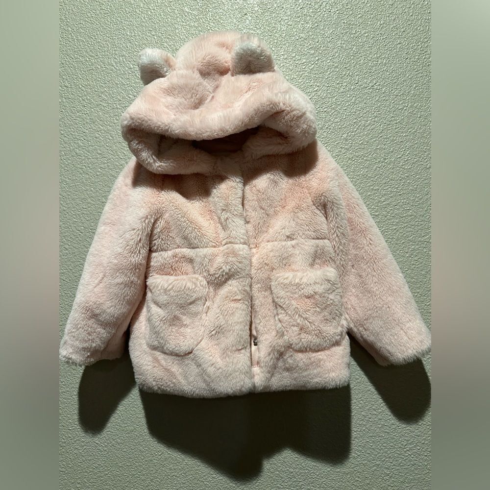 NWOT Cat & Jack Girl Pink Soft Jacket Size 3T